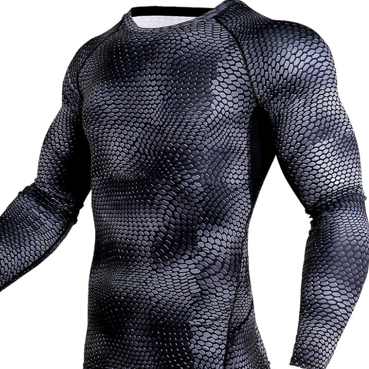 Men long sleeve Gym Running Shirt