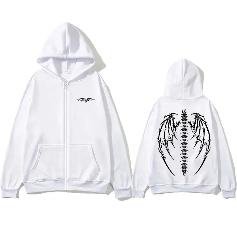 Skeleton Gym Pump Cover Zipper Hoodie Male Casual Oversized Zip Up Pullover Men Women Fitness Workout Bodybuilding Zip Up Jacket
