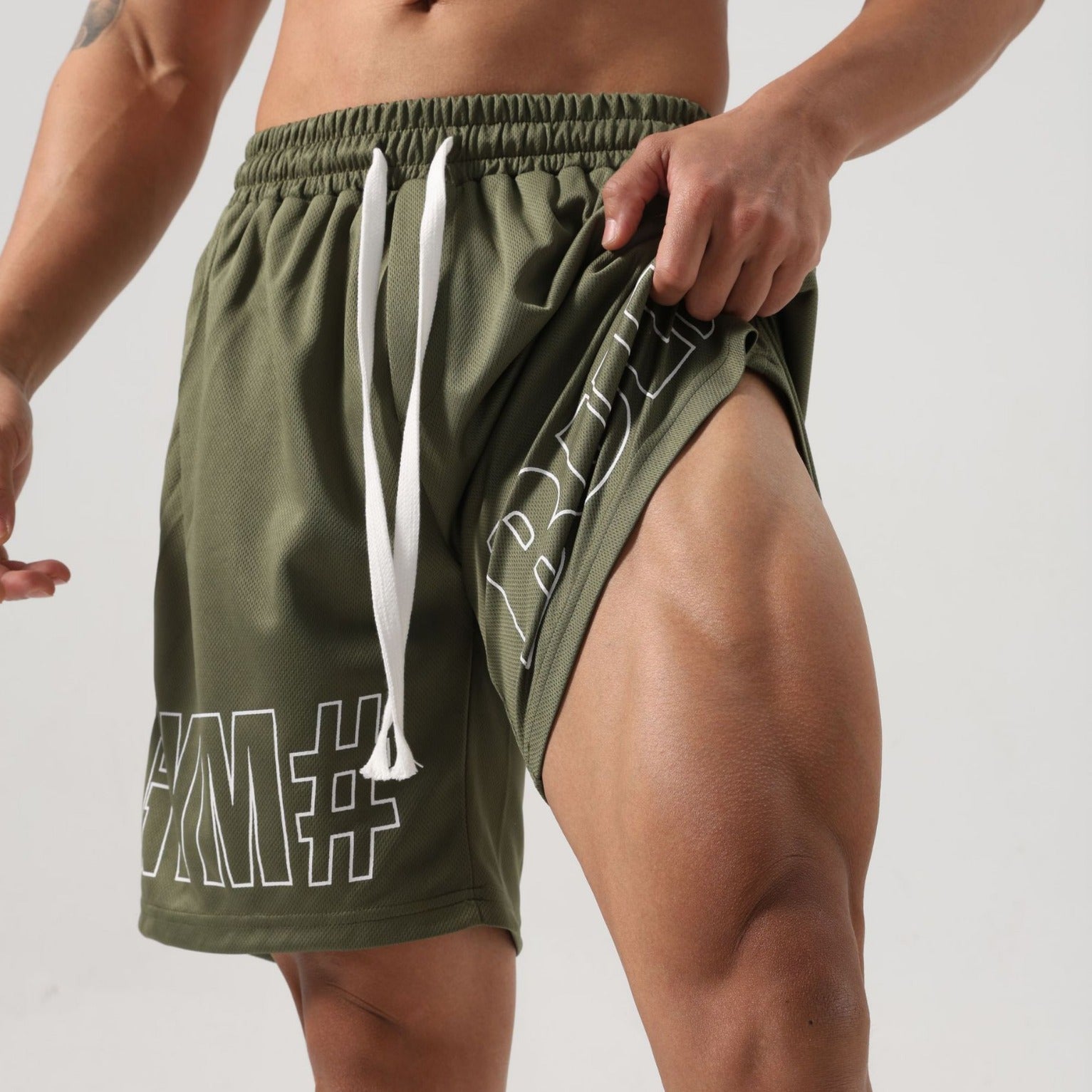 Fitness Breathable Ice Silk Shorts