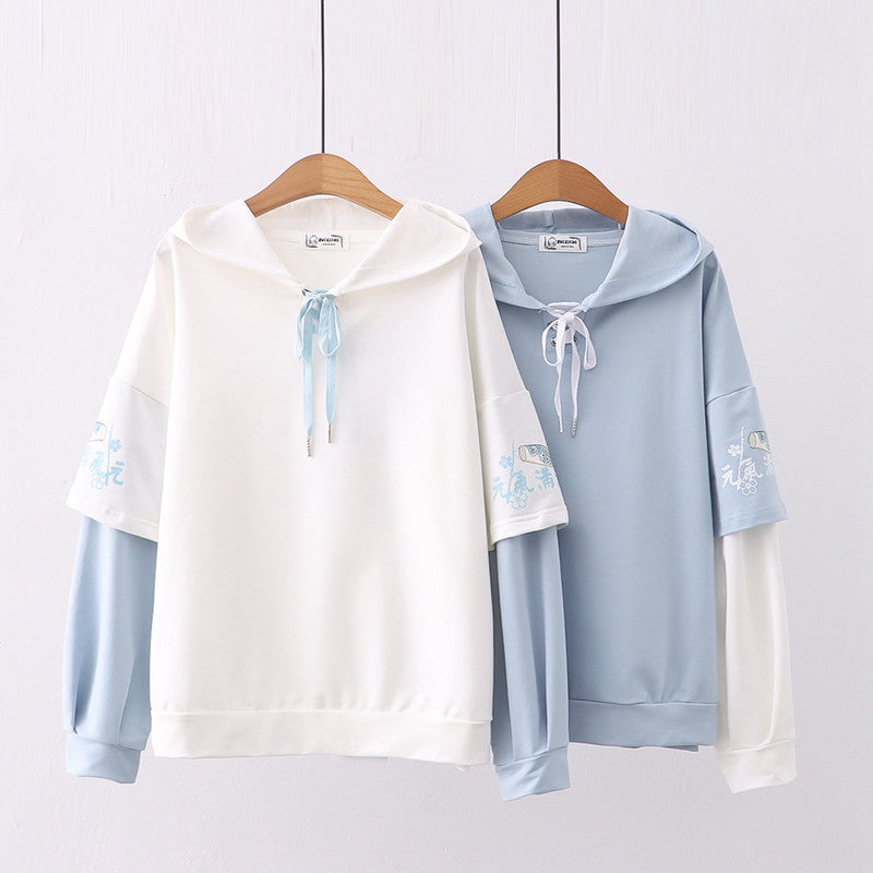 Sleeves Hoodie For Women