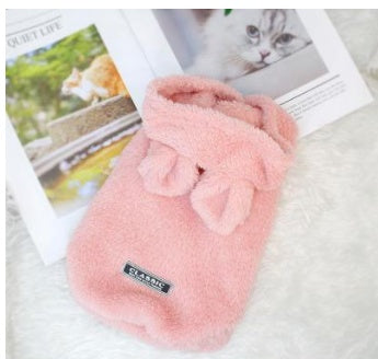 Comfortable Plush cat clothing