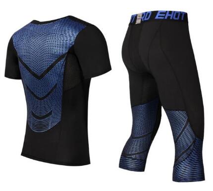 Men Pants Set MMA Long Sleeve T-shirt