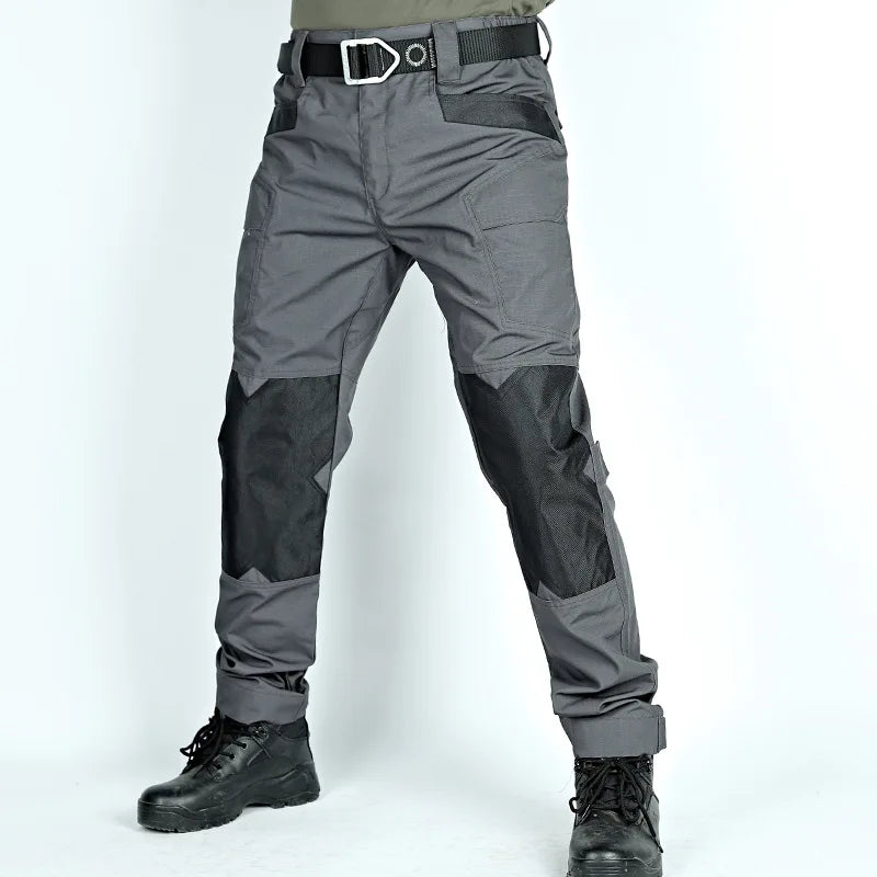 Outdoor Summer Tactical Pants Wear Resistant Workwear Pant Multi-pocket Cargo Pants Lightweight Hunting Training Casual Jogging