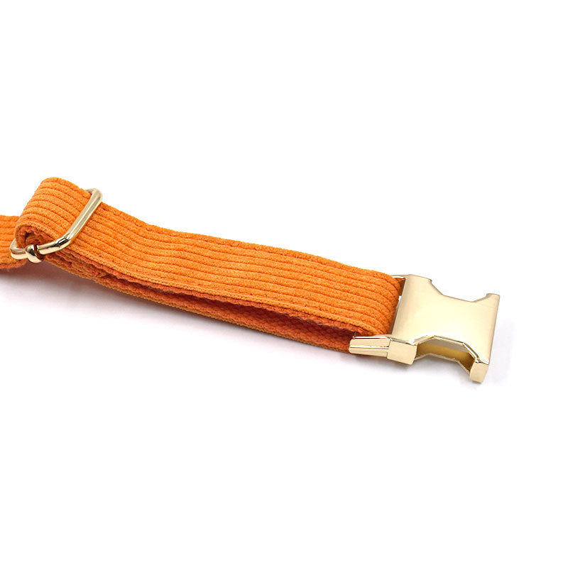 Metal Buckle Soft Dog Collar