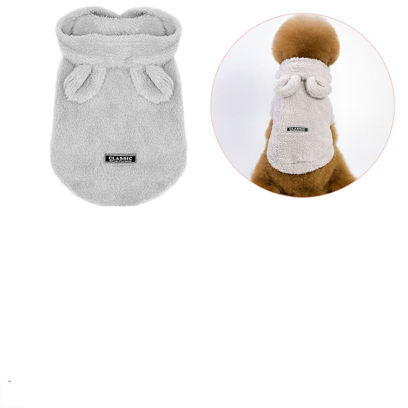 Comfortable Plush cat clothing