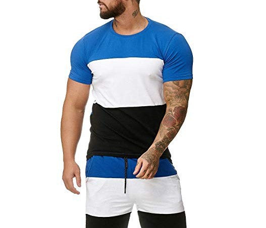 Sports & Leisure Color Matching T Sleeve Men