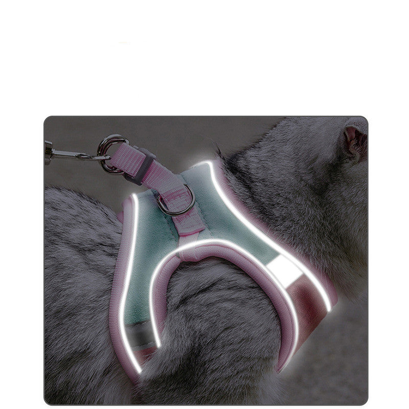 Cat Chest Harness Luminous Belt