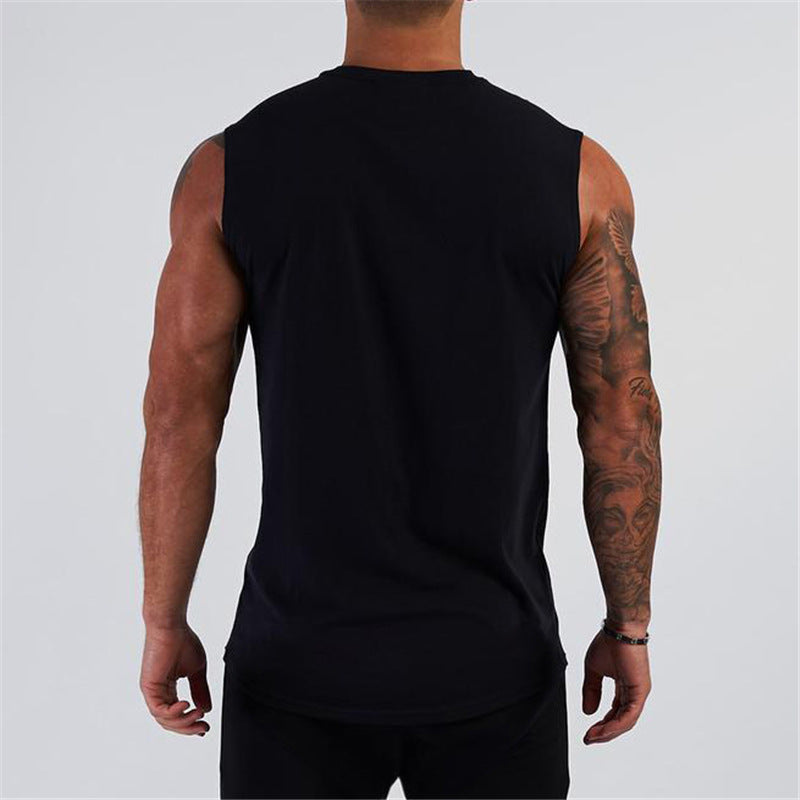 Fashion Men's Fitness Vest T-shirt