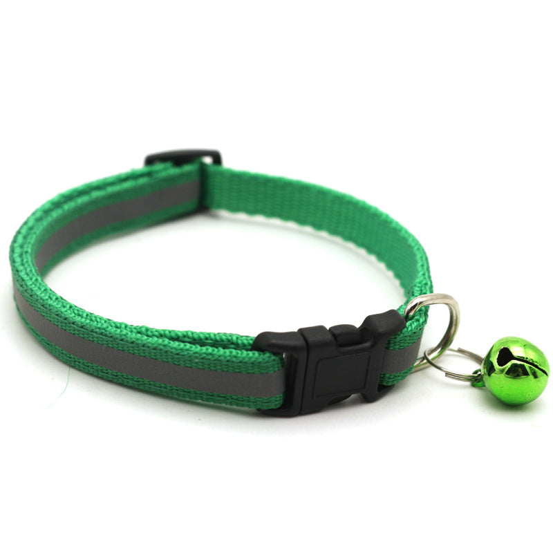 Reflective Patch Bell Cat Collar
