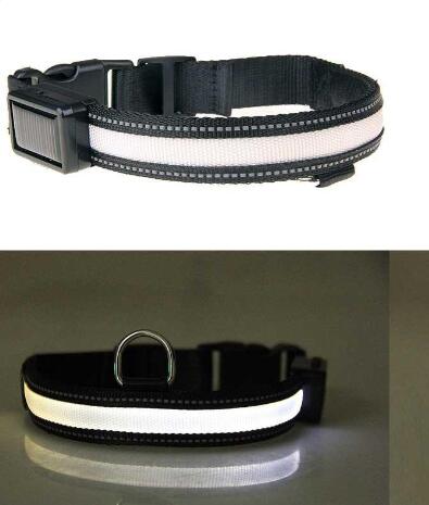 Led Solar Luminous Dog Collar