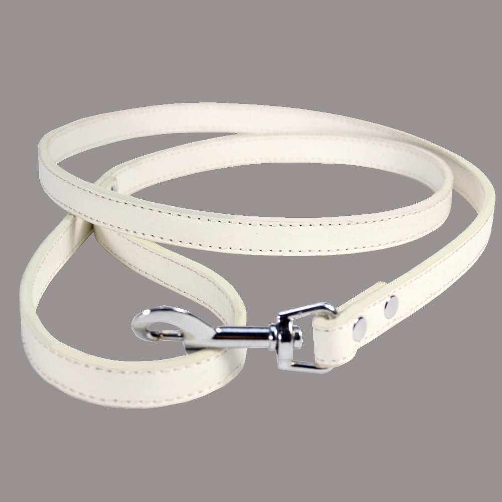 Pet Leash Leather Dog and Cat Chain