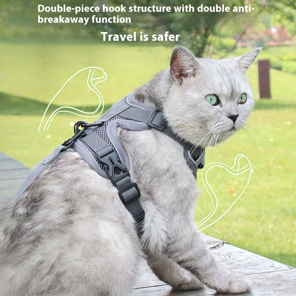 Cat Pulling Rope Harness