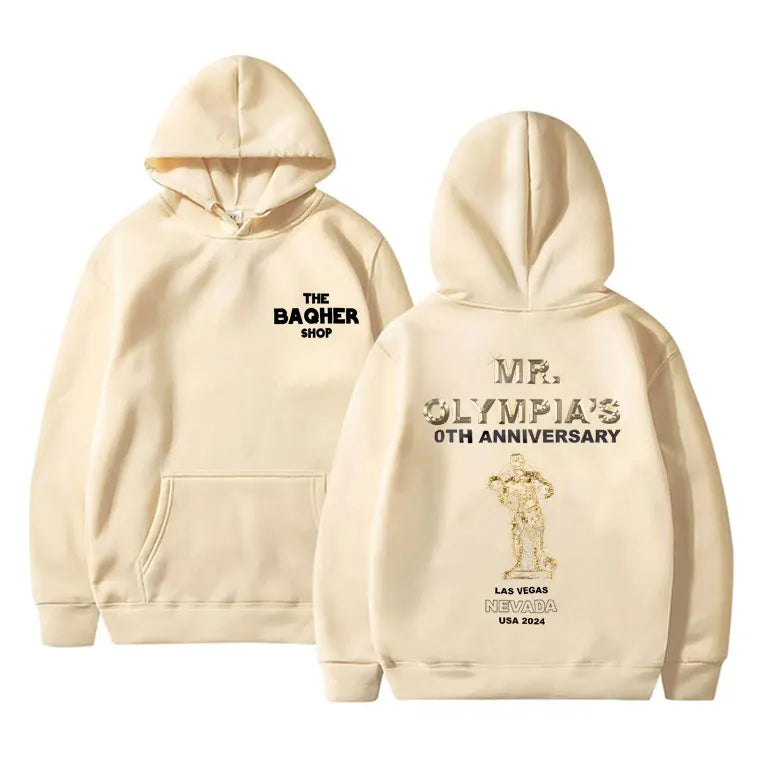 Mr Olympia Fitness Gym Pump Cover Graphic Print Hoodie Male Oversized Pullover Hoodies Men Women Fashion Casual Hooded Tracksuit