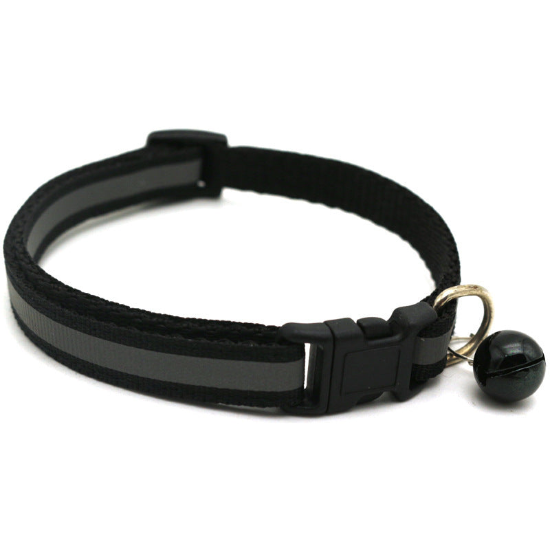 Reflective Patch Bell Cat Collar