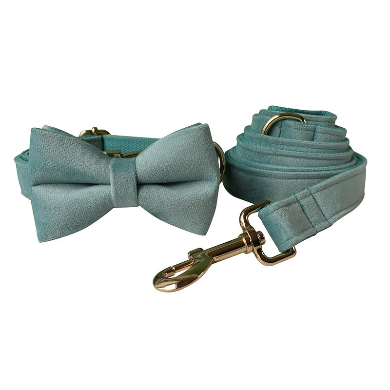 Lake Green Gold Dog Collar