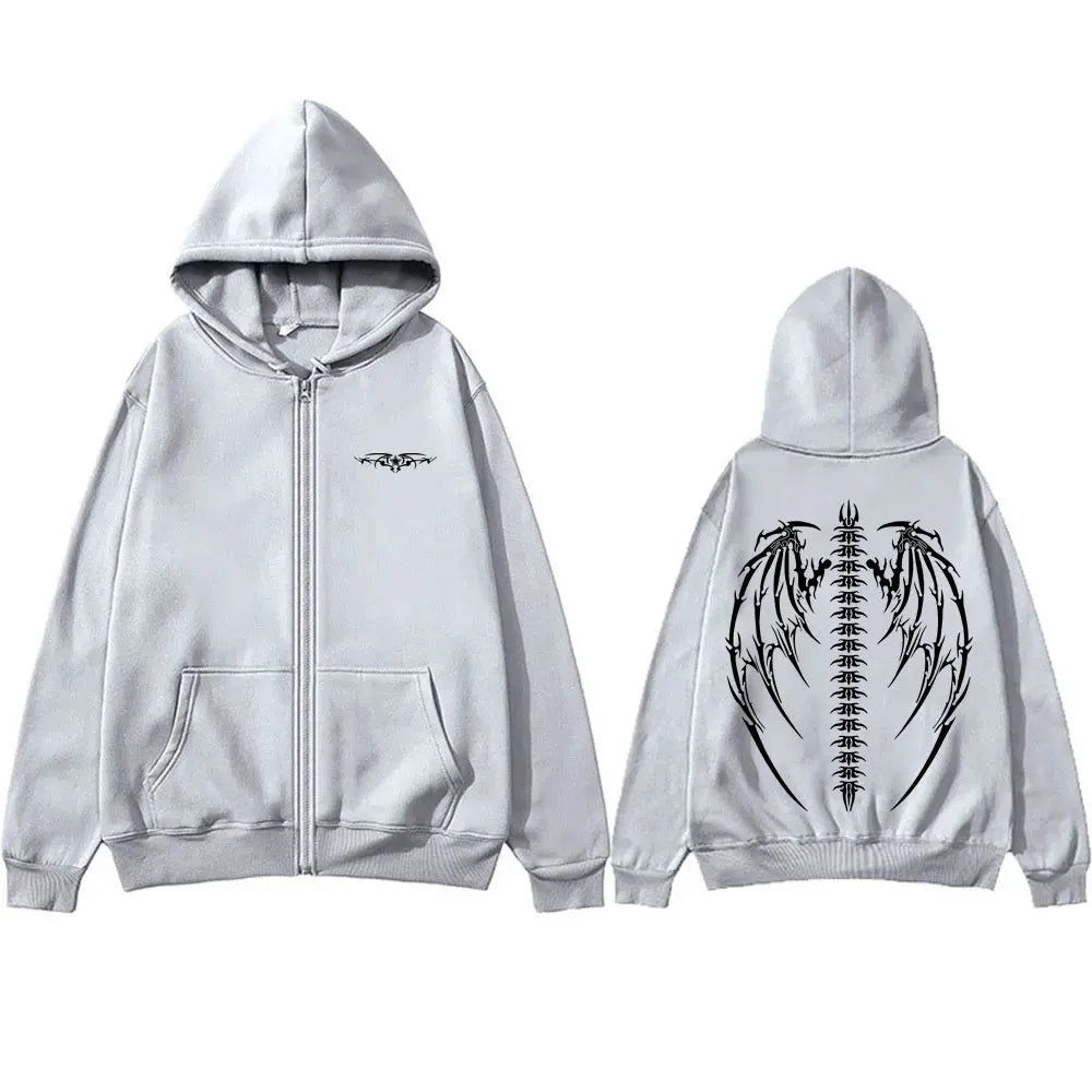 Skeleton Gym Pump Cover Zipper Hoodie Male Casual Oversized Zip Up Pullover Men Women Fitness Workout Bodybuilding Zip Up Jacket