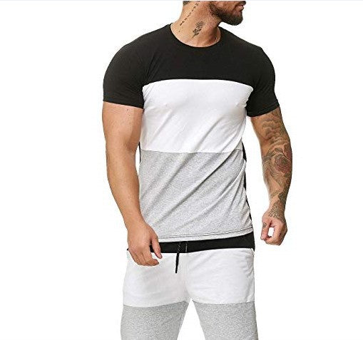 Sports & Leisure Color Matching T Sleeve Men