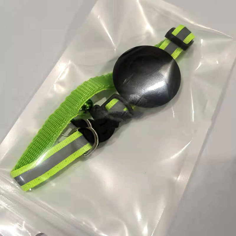 Airtag Cat Collar With Bell Reflective