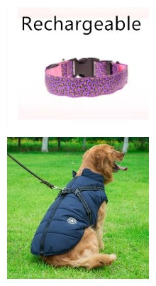 LED comfortable Dog Collar Safety