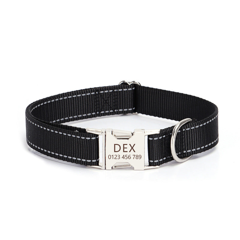 Reflective Silk Dog Collar