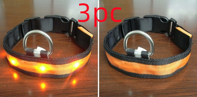 LED Light Flashing Dog Collar