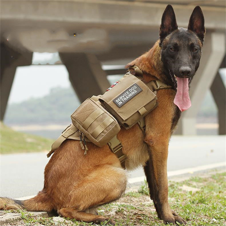 Tactical Dog Harness Vest Adjustable