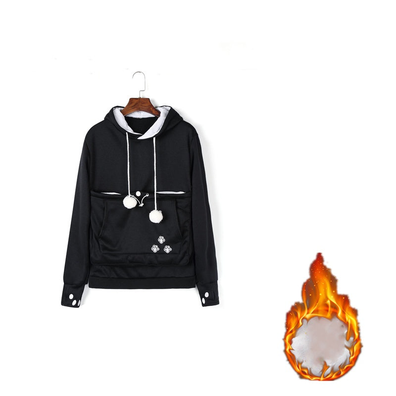 Women Hoodie with Pet Pocket