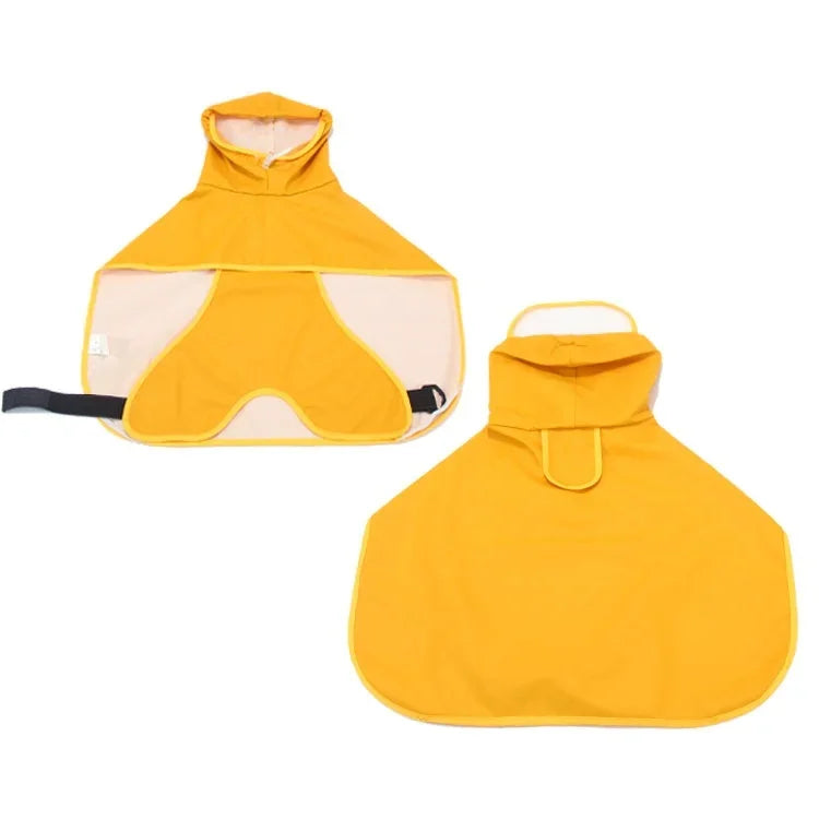 Pet Raincoat Hooded Waterproof Jacket Soft Outdoor Clothes For Large Medium Small Dogs Raincoat Pets Raincoat with Leash HolePet