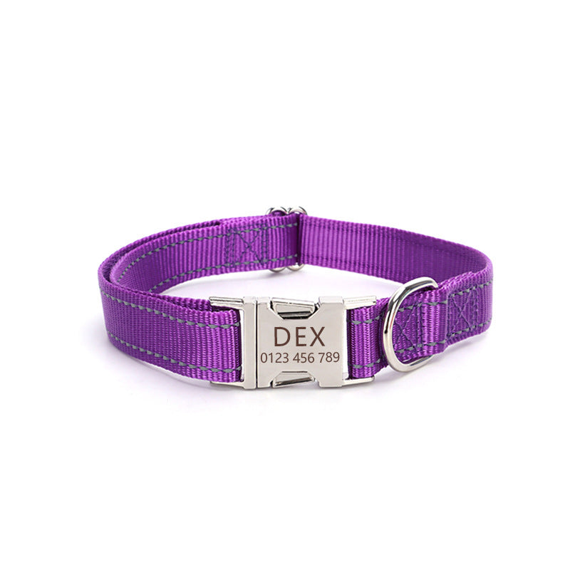 Reflective Silk Dog Collar