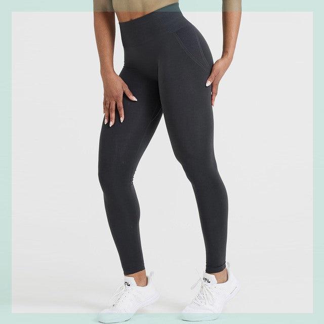 Women Legging Middle-Waist