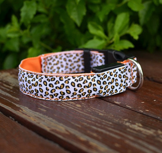LED comfortable Dog Collar Safety