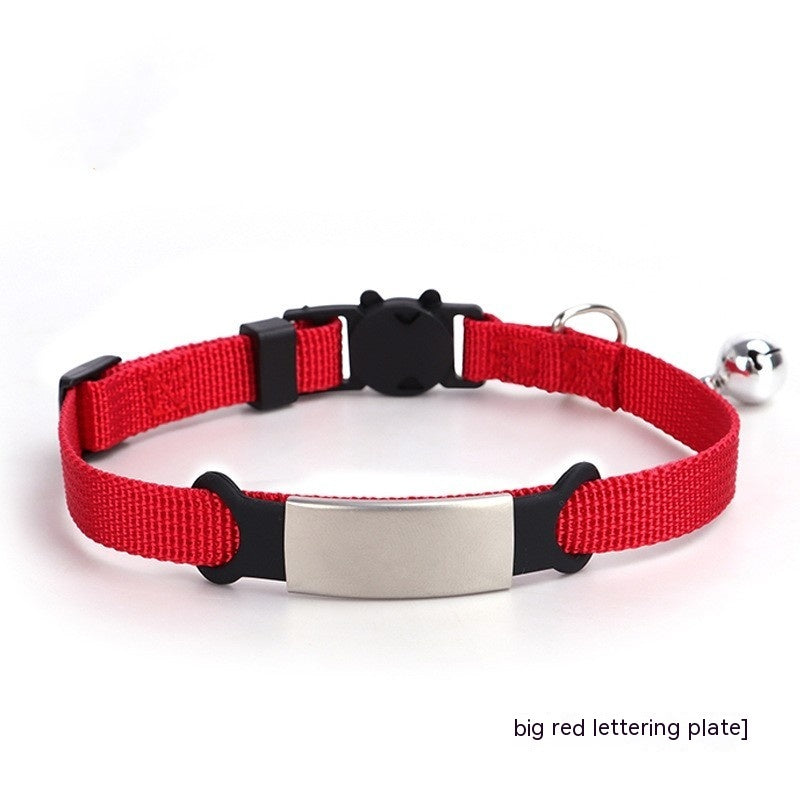 Cat Collar With Detachable Buckle