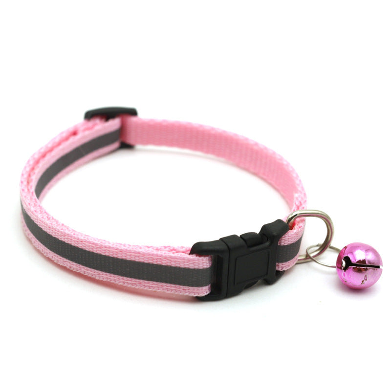Reflective Patch Bell Cat Collar