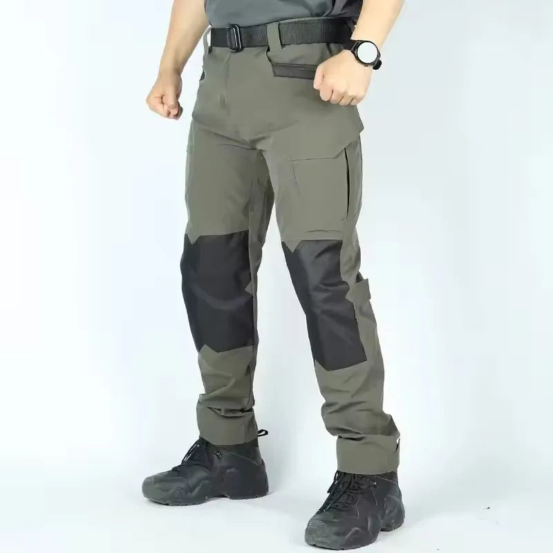 Outdoor Summer Tactical Pants Wear Resistant Workwear Pant Multi-pocket Cargo Pants Lightweight Hunting Training Casual Jogging