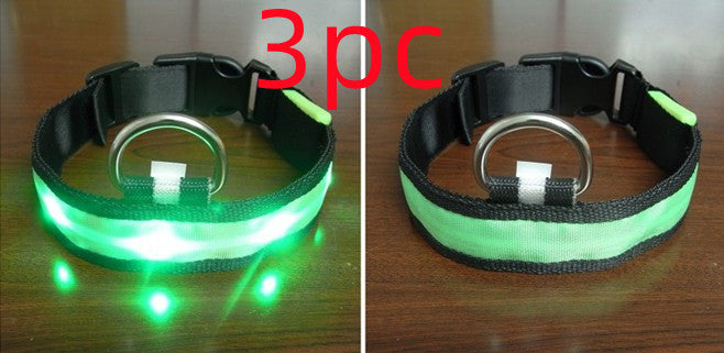 LED Light Flashing Dog Collar