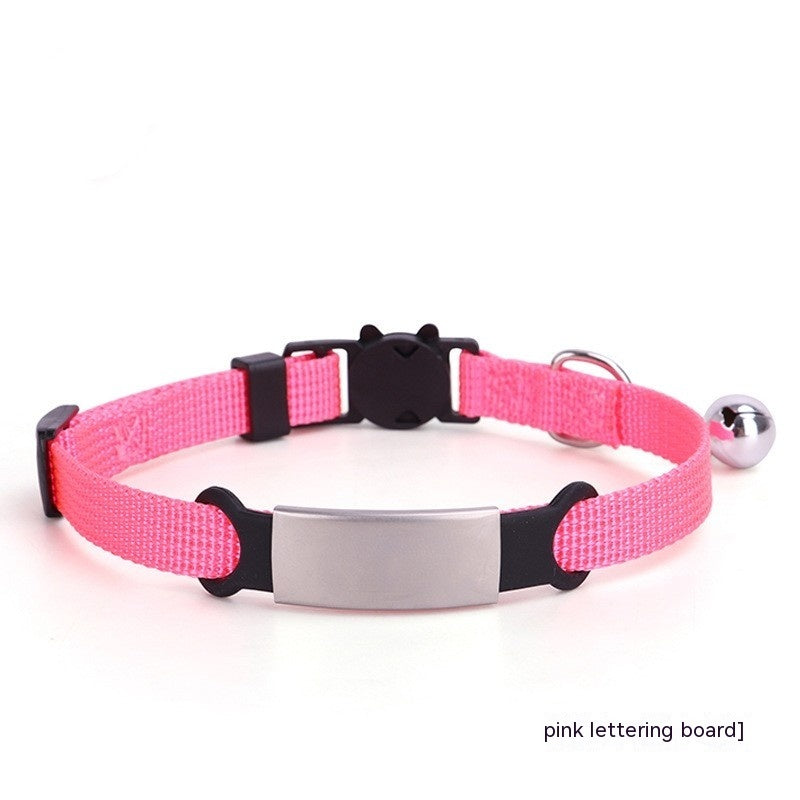 Cat Collar With Detachable Buckle