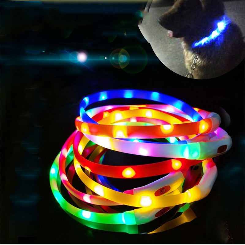 Dog Silicone Luminous Collar