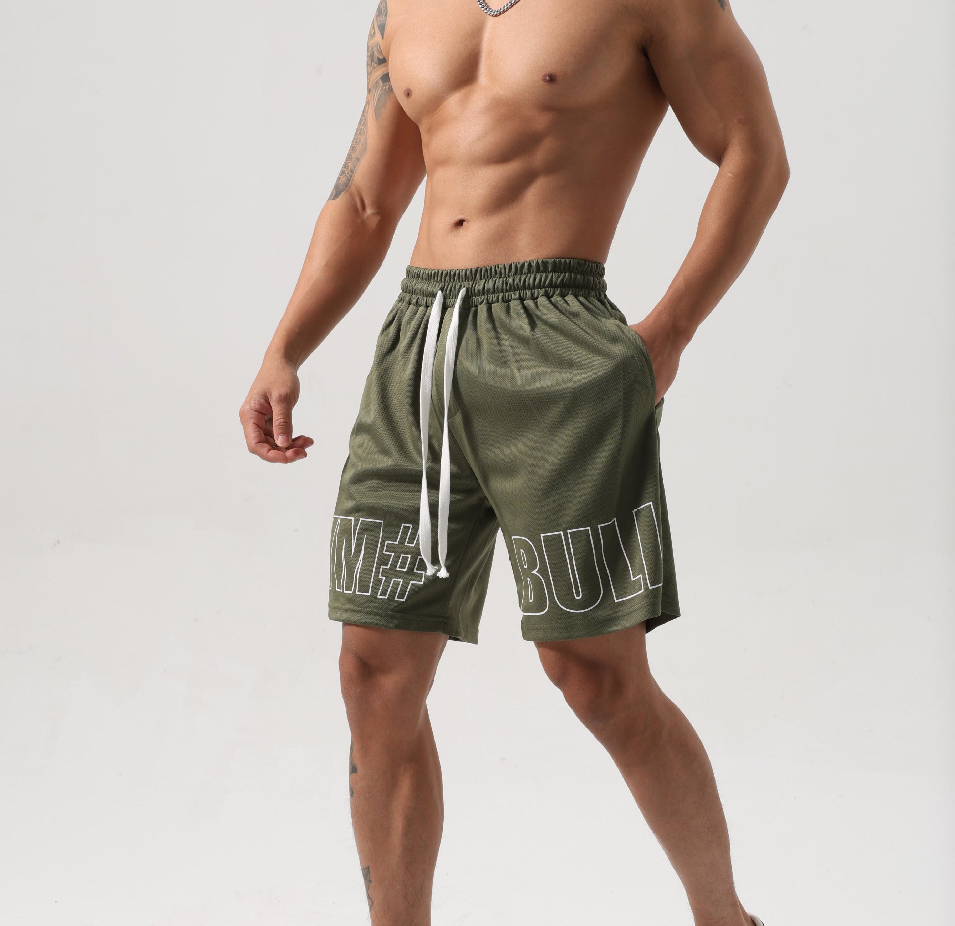 Fitness Breathable Ice Silk Shorts