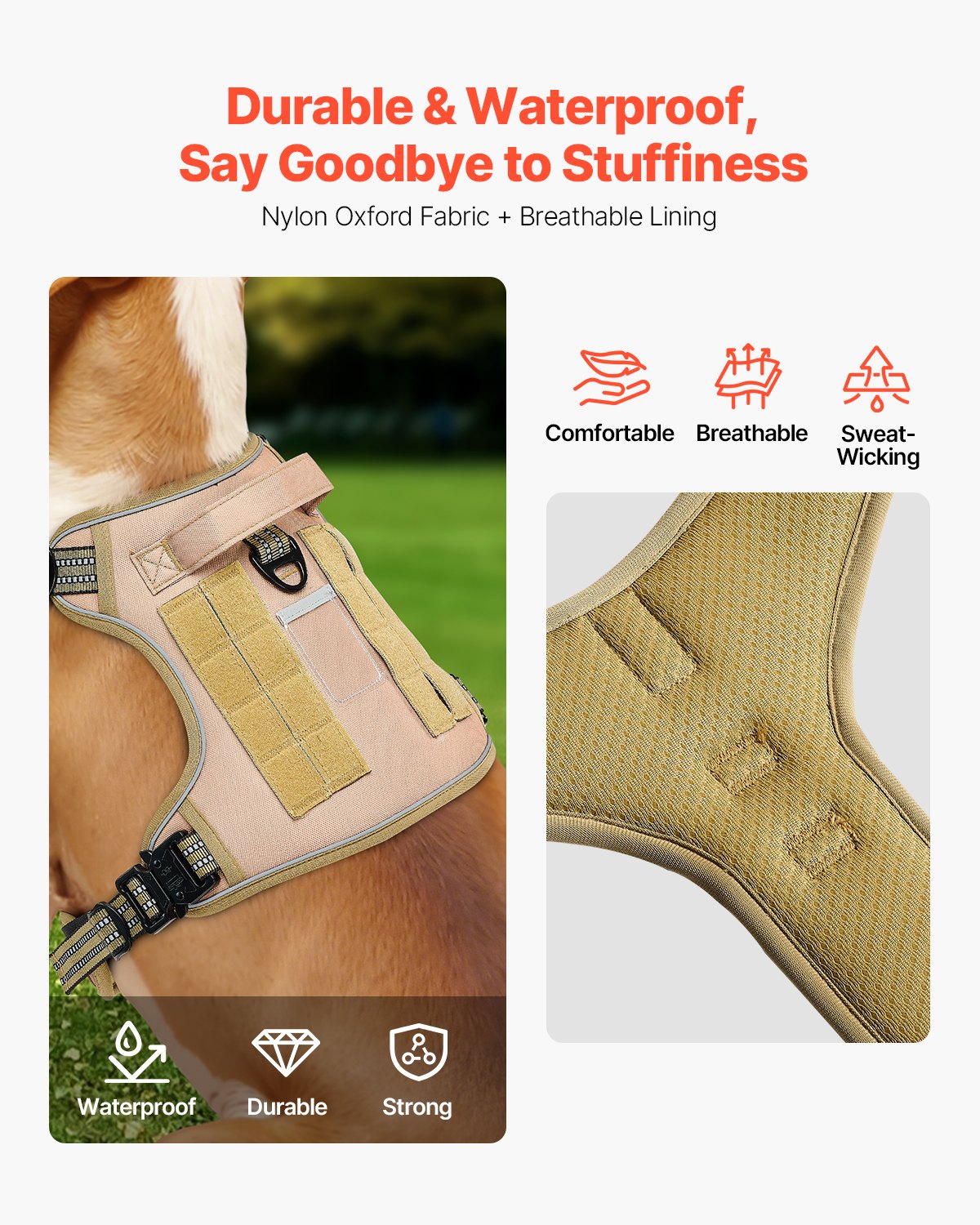 No Pull Tactical Dog Harness