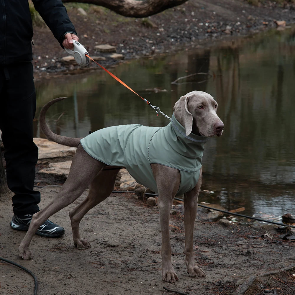 Waterproof Dog Raincoat for Small Large Dog Puppy Canine Clothes Leash Hole Reflective rain Jacket Pug Dog Clothing Pet Poncho