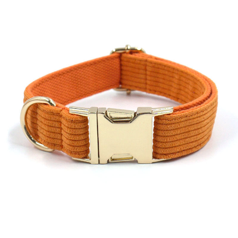 Metal Buckle Soft Dog Collar