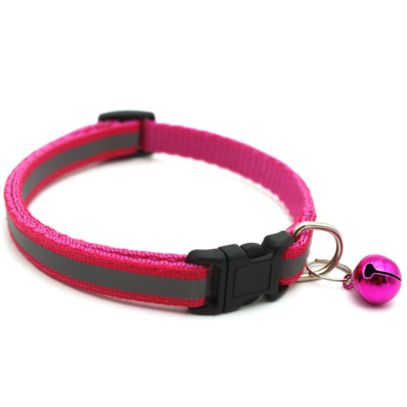 Reflective Patch Bell Cat Collar