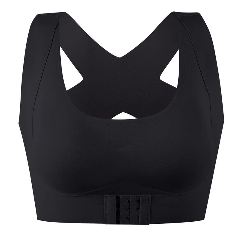 Corset Back Push Up Sports Bra