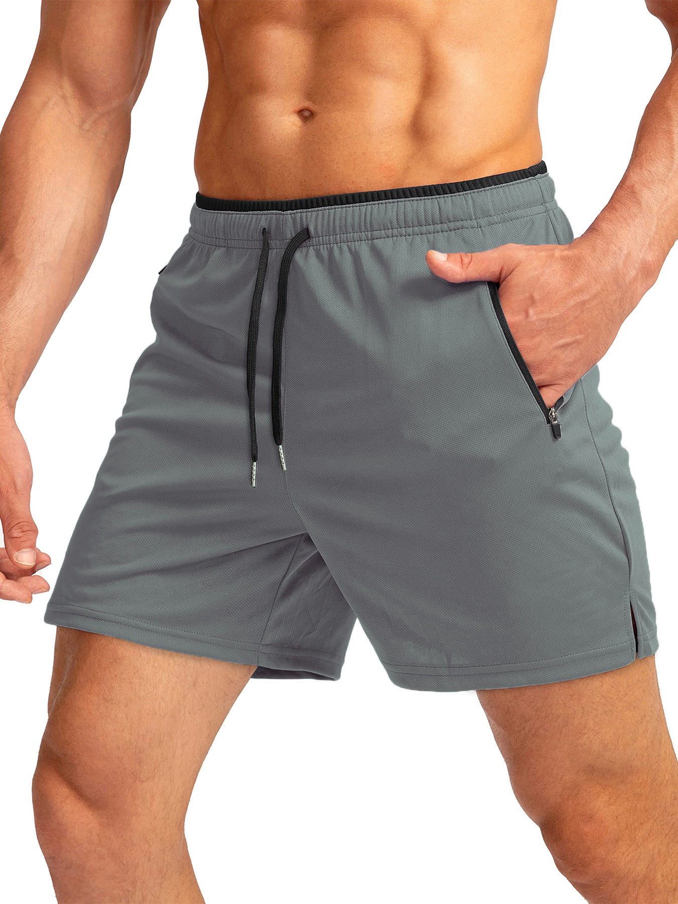 Running Short Zipper Pocket