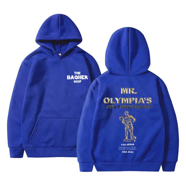 Mr Olympia Fitness Gym Pump Cover Graphic Print Hoodie Male Oversized Pullover Hoodies Men Women Fashion Casual Hooded Tracksuit