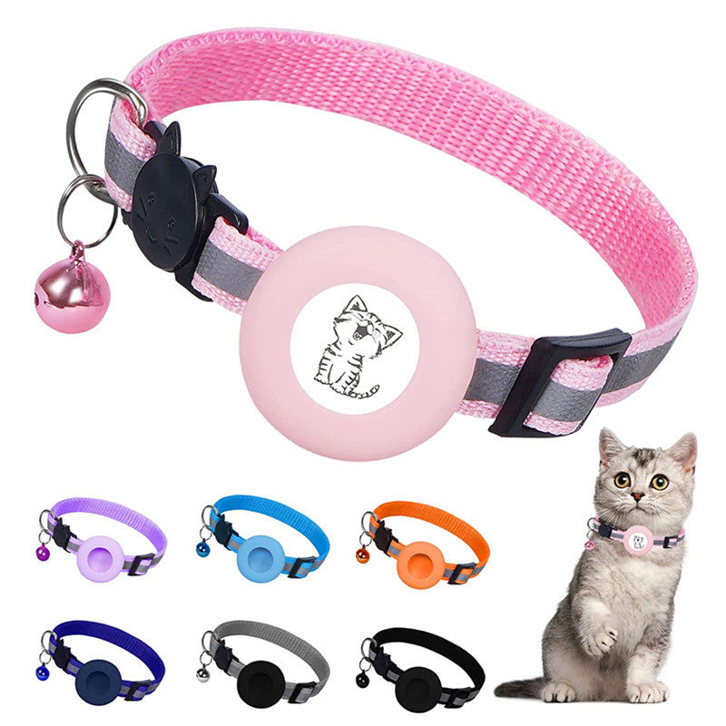 Apple Airtag style Bell Collar