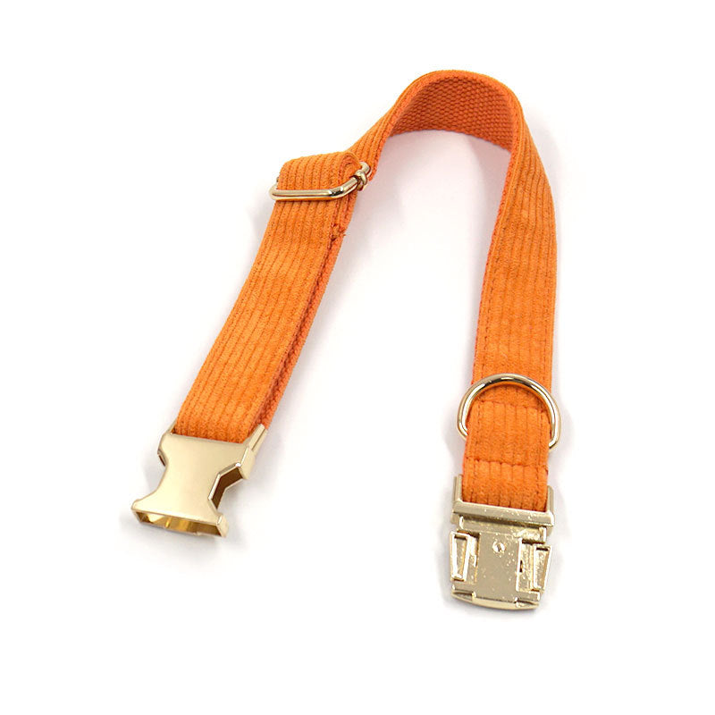 Metal Buckle Soft Dog Collar
