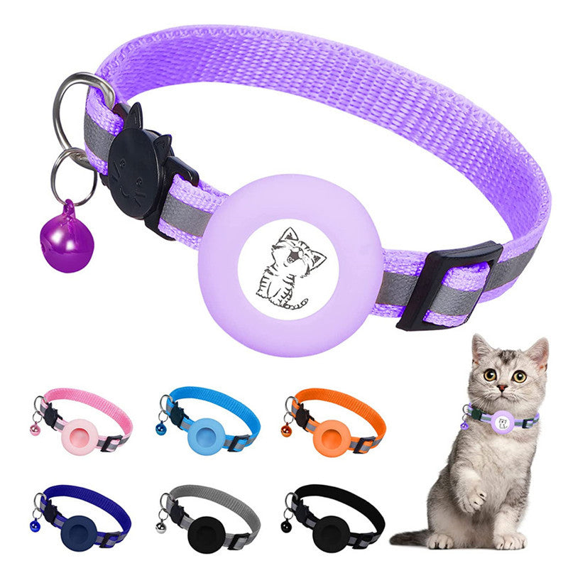 Apple Airtag style Bell Collar