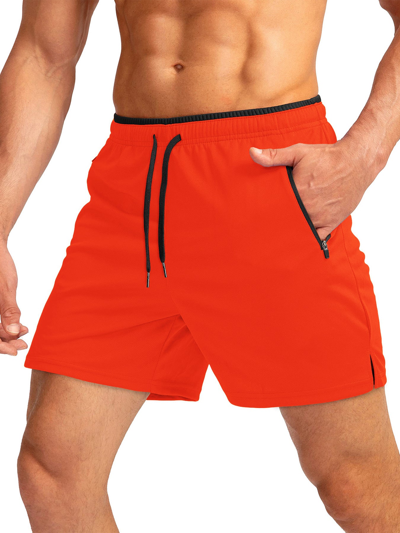 Running Short Zipper Pocket