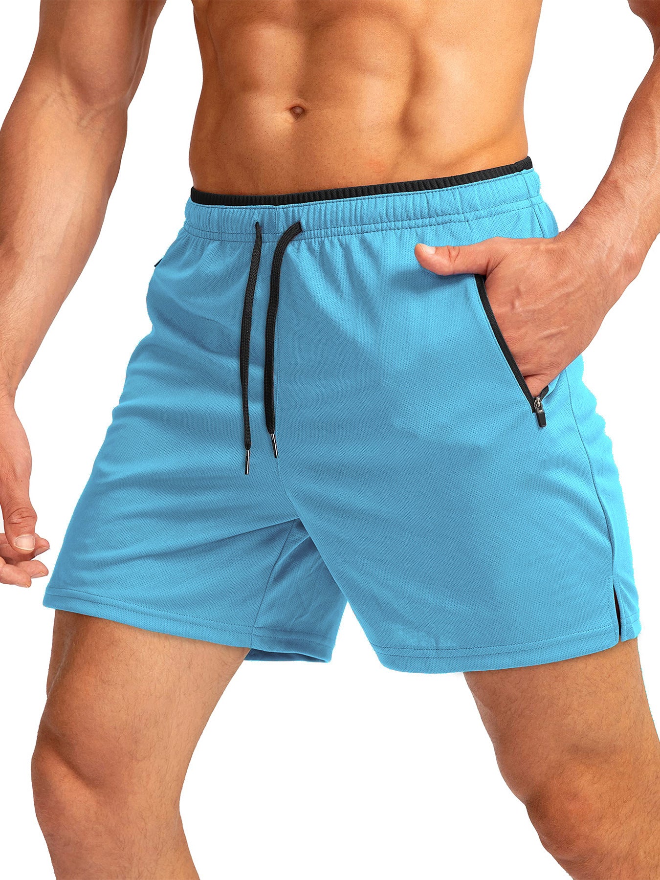 Running Short Zipper Pocket